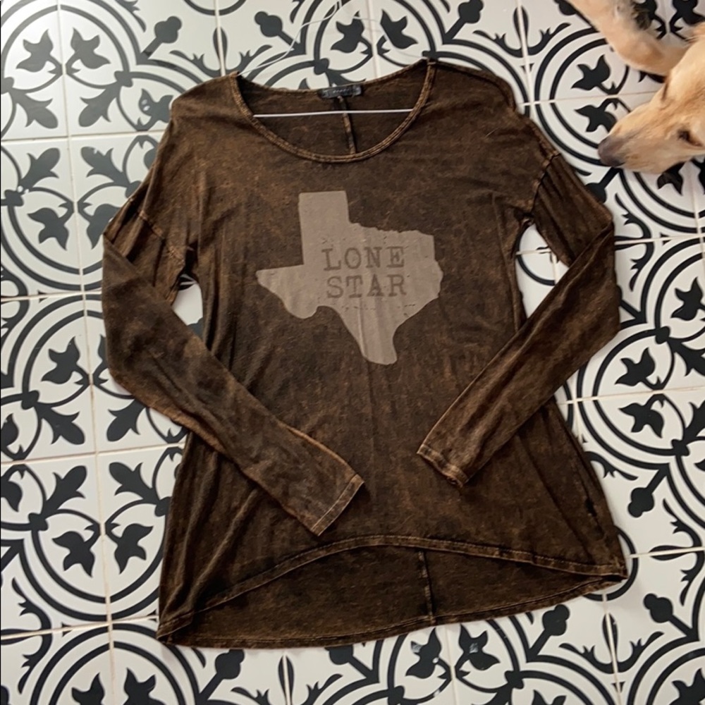 LONE STAR long sleeve shirt! EUC!!!